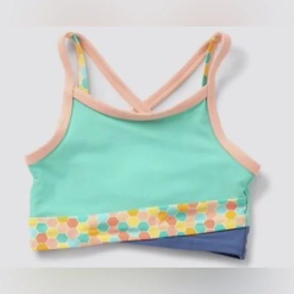 Matilda Jane Dream Chasers Candy Dots Swimsuit Top Girls Size 8 - Picture 1 of 7